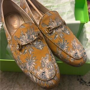 Sam Edelman | Shoes | Sam Edelman Yellow And Blue Flats With Ornate Design  | Poshmark